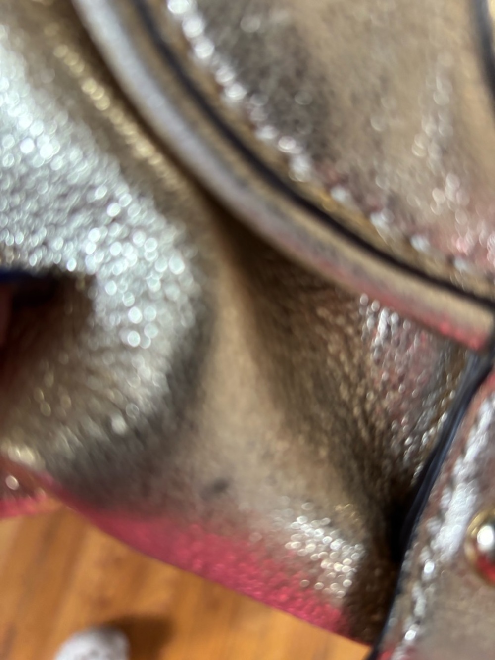 Michael Kors Metallic Gold Hobo Shoulder Bag - Picture 14 of 16